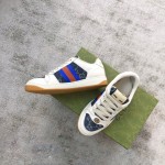 Gucci A very cool little dirty shoe with a vintage nostalgic look Custom fabric Cowhide Towel material