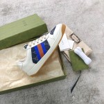 Gucci A very cool little dirty shoe with a vintage nostalgic look Custom fabric Cowhide Towel material