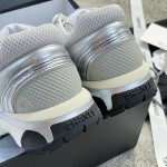 CHANEL A very good-looking sneaker TPU outsole Custom fabric metallic texture