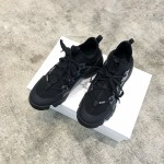 DIOR Imported Stretch Lycra TPU Outsole Kaleidoscope Print Sneakers Black