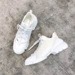 DIOR Imported Stretch Lycra TPU Outsole Kaleidoscope Print Sneakers White
