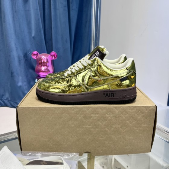 Louis Vuitton x NIKE Air force1 22ss Heavy Joint