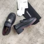 CHANEL Louboutins retro cute Louboutins 5cm height sheepskin surface