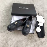 CHANEL Louboutins retro cute Louboutins 5cm height sheepskin surface