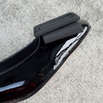 DIOR Ballet Heels Black Cloth Buckle 3.5cm