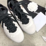 CHANEL sneakers classic small incense sneakers cowhide sheepskin leather genuine leather sole