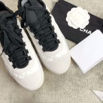 CHANEL sneakers classic small incense sneakers cowhide sheepskin leather genuine leather sole