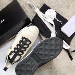 CHANEL sneakers classic small incense sneakers cowhide sheepskin leather genuine leather sole