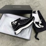 CHANEL sneakers classic small incense sneakers cowhide sheepskin leather genuine leather sole