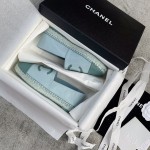 CHANEL fisherman shoes custom mixed sheepskin imported leather embryo leather upper soft inner cushion sheepskin