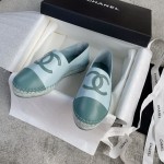 CHANEL fisherman shoes custom mixed sheepskin imported leather embryo leather upper soft inner cushion sheepskin