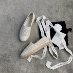 CHANEL fisherman shoes custom mixed sheepskin imported leather embryo leather upper soft inner cushion sheepskin