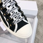 DIOR alphabet shoes black Water-dyed sheepskin inside Private moulded outsole Private moulded brass buckle