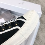 DIOR alphabet shoes black Water-dyed sheepskin inside Private moulded outsole Private moulded brass buckle