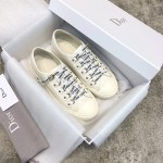 DIOR alphabet shoes white Water-dyed sheepskin lining Private moulded outsole Private moulded brass buckle