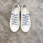 DIOR alphabet shoes white Water-dyed sheepskin lining Private moulded outsole Private moulded brass buckle