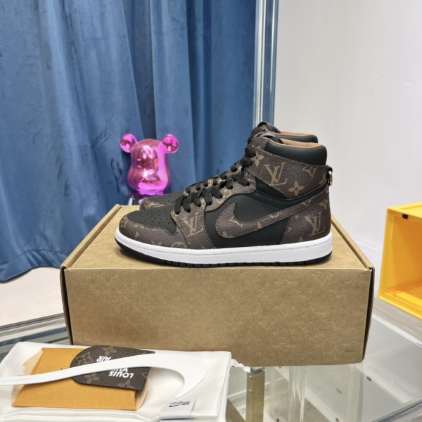 Louis Vuitton Nik Air Jorda 1 Low AJ1 Jordan generation low to help classic retro cultural leisure sports basketball shoes