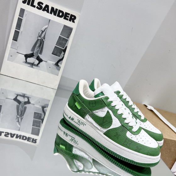 Louis Vuitton x Nike Air Force Air Force One Joint Cooperation Casual Sneakers
