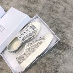 DIOR Antique Style Cloth Shoes Gold Full electric embroidery Water-dyed sheepskin lining Private moulded outsole