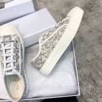 DIOR Antique Style Cloth Shoes Gold Full electric embroidery Water-dyed sheepskin lining Private moulded outsole