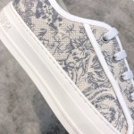 DIOR Antique Style Cloth Shoes Gold Full electric embroidery Water-dyed sheepskin lining Private moulded outsole