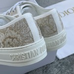 DIOR embroidered boardshorts gold Full electric embroidery Water-dyed sheepskin lining Private moulded outsole