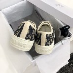 DIOR Antique Collection Blue letters Full electric embroidery Water-dyed sheepskin lining Private moulded outsole