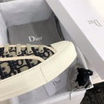 DIOR Antique Collection Blue letters Full electric embroidery Water-dyed sheepskin lining Private moulded outsole