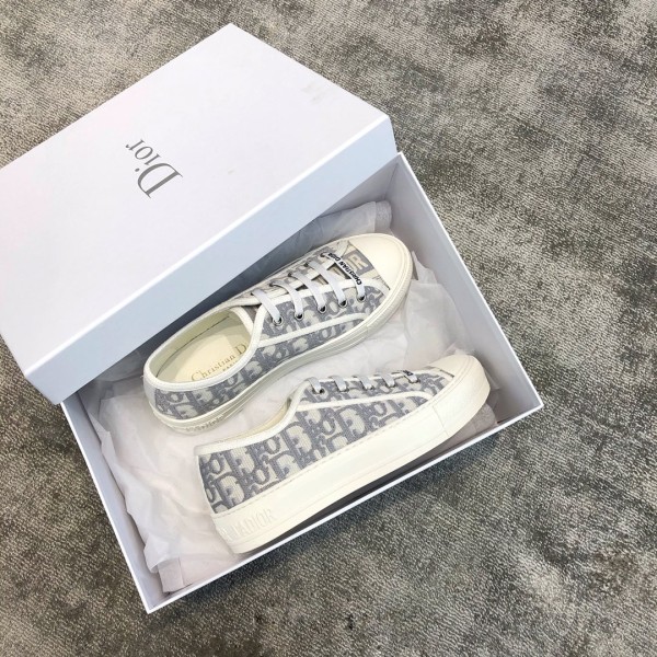 DIOR Antique Collection Grey letters Full electric embroidery Water-dyed sheepskin lining Private moulded outsole