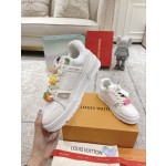Louis Vuitton couple models DIY buckle sneakers sneakers