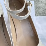 DIOR Sweet and elegant Mary Jane heels Cow patent leather Sheepskin Genuine leather outsole White
