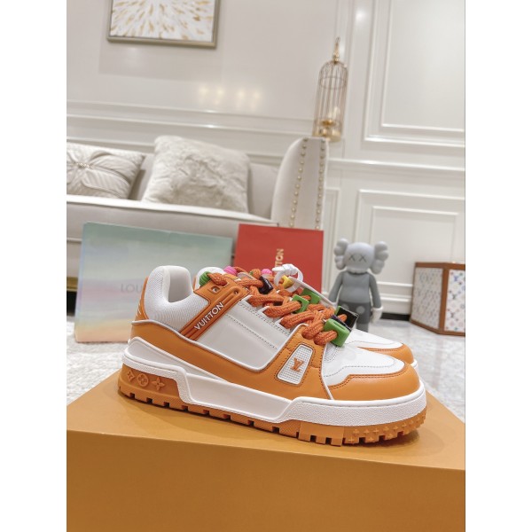 Louis Vuitton couple models DIY buckle sneakers sneakers