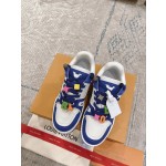 Louis Vuitton couple models DIY buckle sneakers sneakers