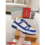 Louis Vuitton couple models DIY buckle sneakers sneakers