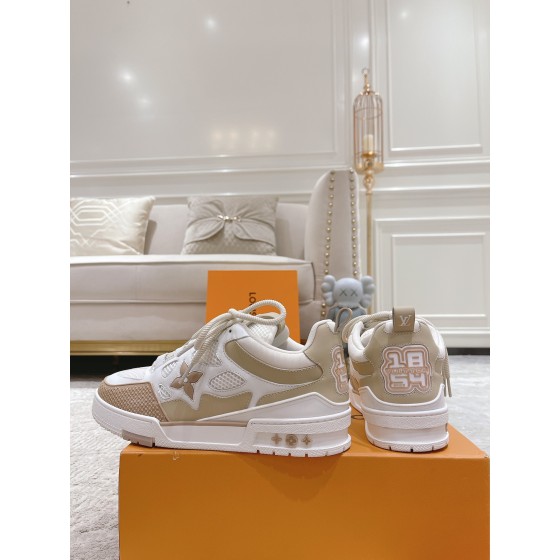 Louis Vuitton couple models DIY buckle sneakers sneakers