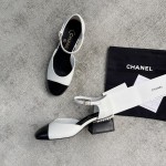 CHANEL A super beautiful hollow Mary Jane, classic color blocking design, the version is dry and clean