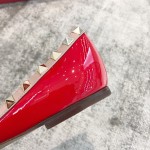 Valentino VT Collection Flats Patent Leather Red