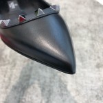 Valentino VT Collection Flats Black