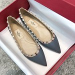 Valentino VT Collection Flats Haze Blue