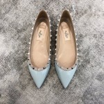 Valentino VT Collection Flats Patent Leather Blue