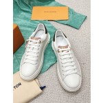 Louis Vuitton x Yayoi Kusama cooperation model classic white shoes 𝐓𝐢𝐦𝐞 𝐨𝐮𝐭 wave point sneakers