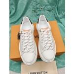 Louis Vuitton x Yayoi Kusama cooperation model classic white shoes 𝐓𝐢𝐦𝐞 𝐨𝐮𝐭 wave point sneakers