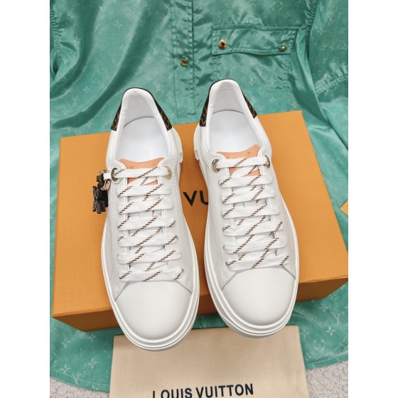 Louis Vuitton x Yayoi Kusama cooperation model classic white shoes 𝐓𝐢𝐦𝐞 𝐨𝐮𝐭 wave point sneakers