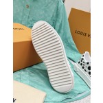 Louis Vuitton x Yayoi Kusama cooperation model classic white shoes 𝐓𝐢𝐦𝐞 𝐨𝐮𝐭 wave point sneakers