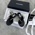 CHANEL pentagram slippers small fragrant exquisite a sandwich foot slippers strap hot diamond design