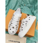 Louis Vuitton x Yayoi Kusama cooperation model classic white shoes 𝐓𝐢𝐦𝐞 𝐨𝐮𝐭 wave point sneakers