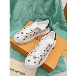Louis Vuitton x Yayoi Kusama cooperation model classic white shoes 𝐓𝐢𝐦𝐞 𝐨𝐮𝐭 wave point sneakers