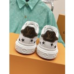 Louis Vuitton x Yayoi Kusama cooperation model classic white shoes 𝐓𝐢𝐦𝐞 𝐨𝐮𝐭 wave point sneakers