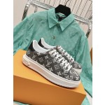 Louis Vuitton x Yayoi Kusama cooperation model classic white shoes 𝐓𝐢𝐦𝐞 𝐨𝐮𝐭 wave point sneakers