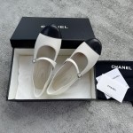 CHANEL single strap Mary Jane uppers imported mixed sheepskin grain sheepskin leather leather outsole